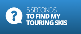5 SECONDES POUR TROUVER MES SKIS